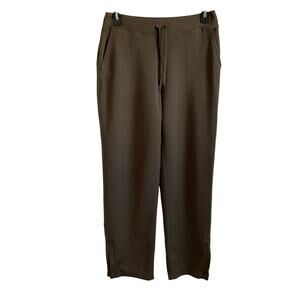 BYLT Premium Basics Women’s Straight Leg Green Soft Sweatpants - Large